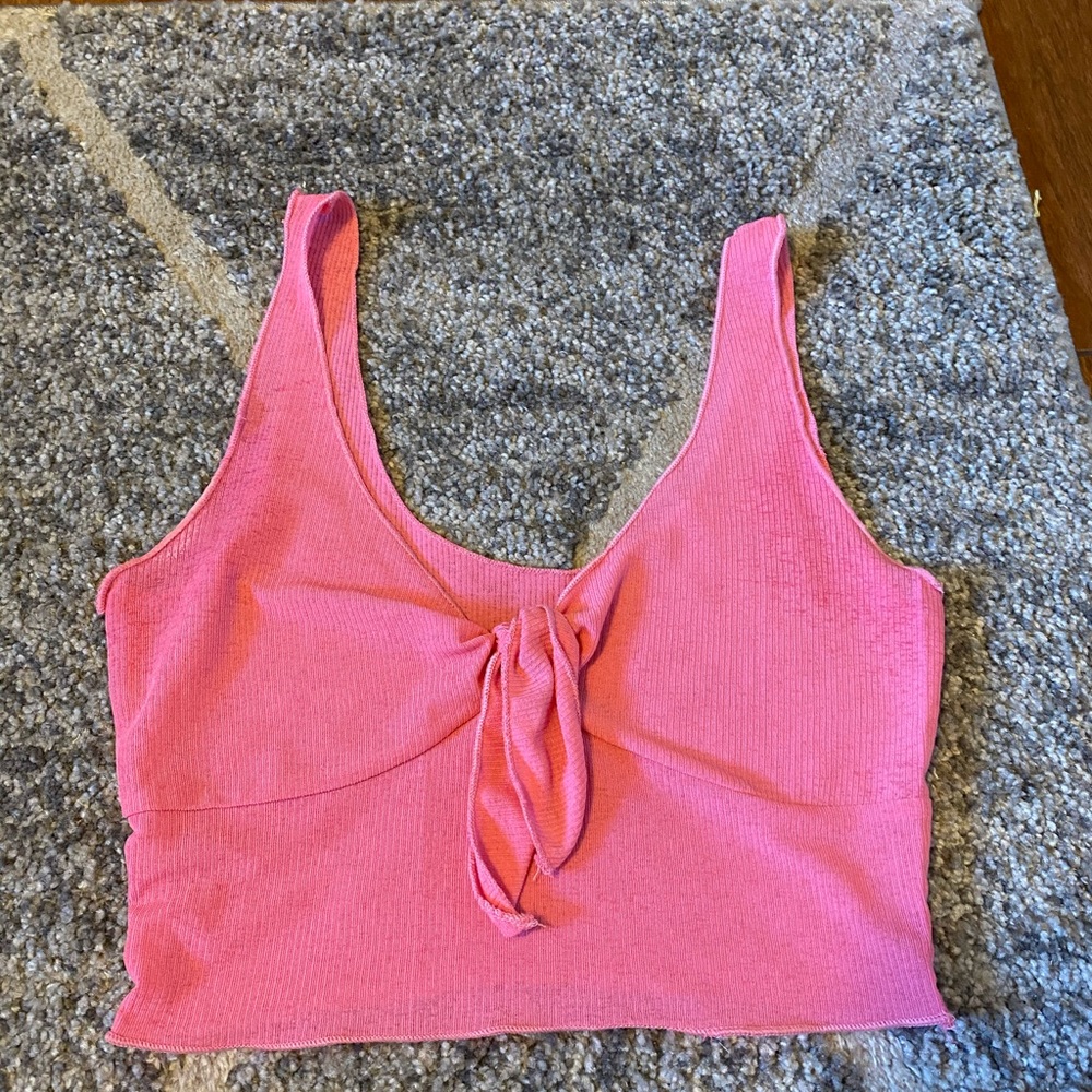 Hot pink crop top